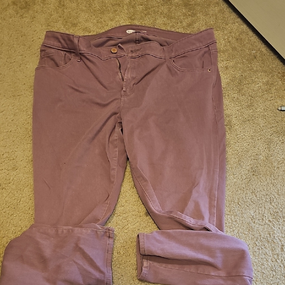 Old Navy Lavender Rockstar Jeans